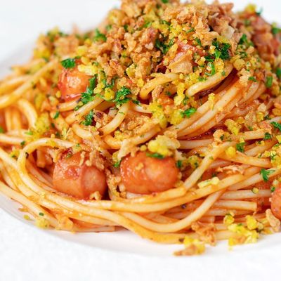 Hot Dog Pasta
