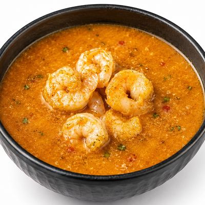 Boiled Shrimp Bisque Soup