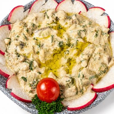 Herring with Tahini