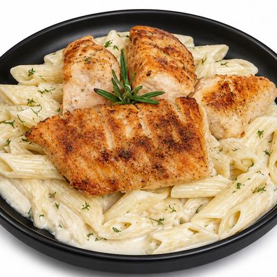 Penne Pasta Salmon
