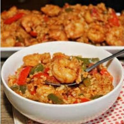 Mexican Shrimp Bowl Rice
