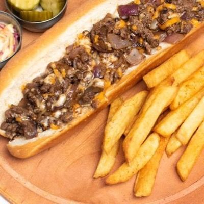 Philly Cheese Chicken Sandwich