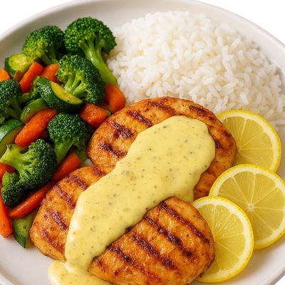 Grilled Chicken Lemon Sauce