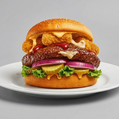 Mozzarella Sticks Burger