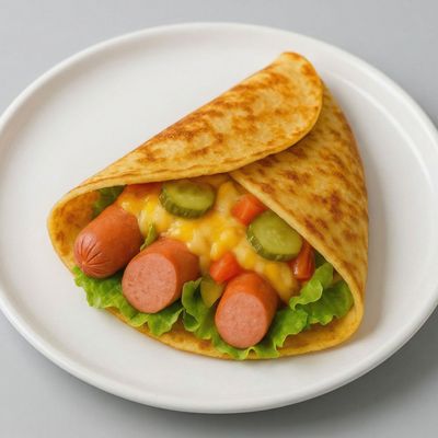 Hot Dog Crepe