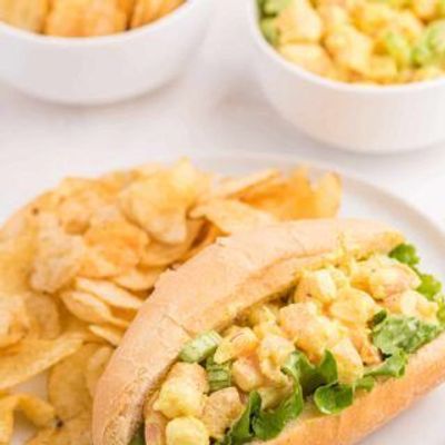 Shrimp Potato Sandwich