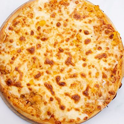 Oriental pizza with Roumy cheese