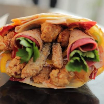 Teacher's Wrap Mixed Chicken Crepe