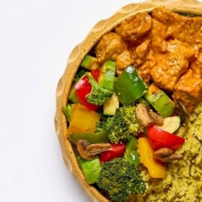 Tandoori Chicken With Cauliflower Rice