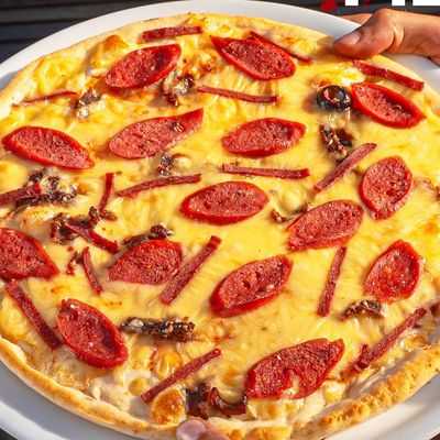 Hot Dog Pizza Medium