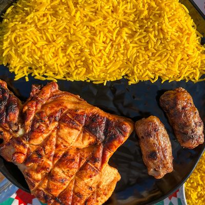 Quarter Charcoal Chicken And Tarb