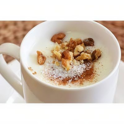 Sahlab with Nuts