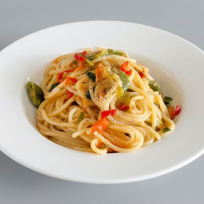 Spaghetti Aglio E Verdure - Syaimaa