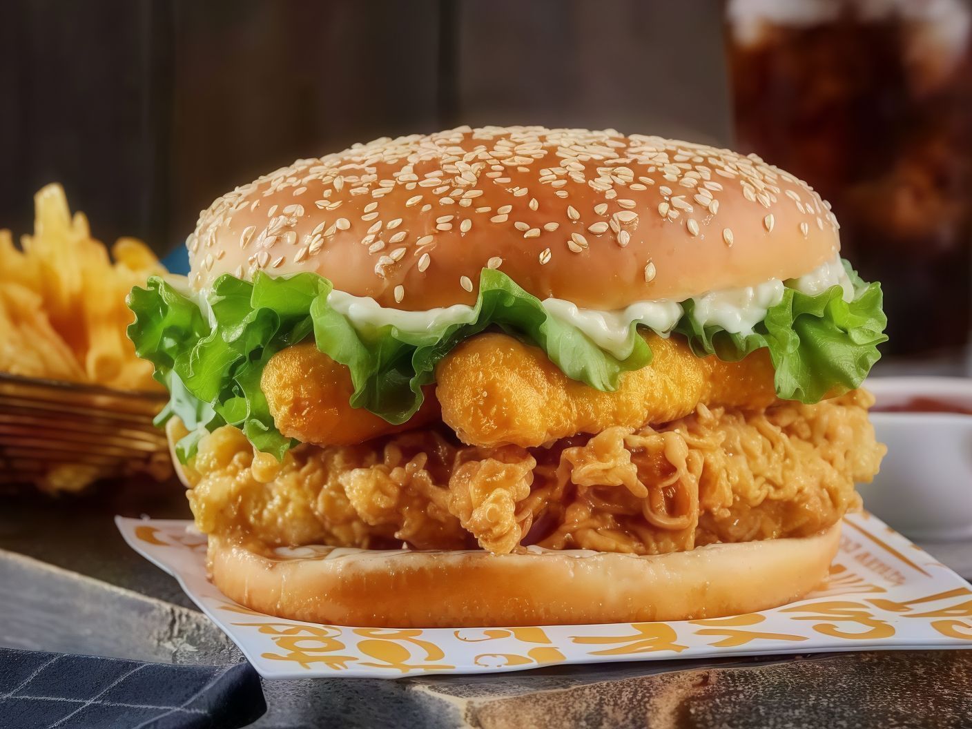 Single Golden Dragon Chicken