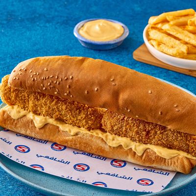 Crispy Chicken Kyiv Sandwich