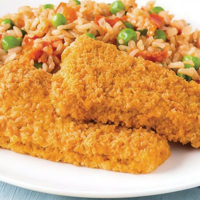 Rice With Fish Fillet Dish