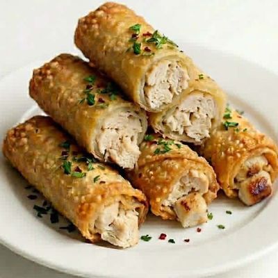 Chicken Spring Rolls - 6 Pieces
