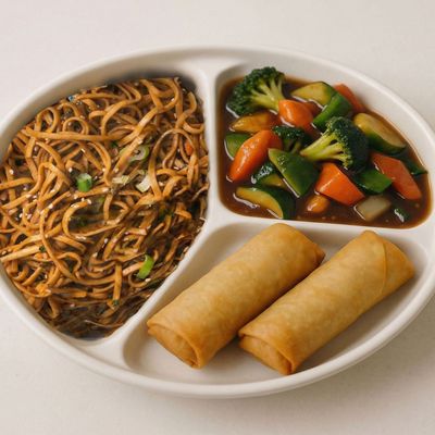 Double Fried Noodles With Vegetables