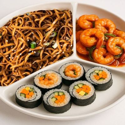 Double Fried Noodles With Shrimp