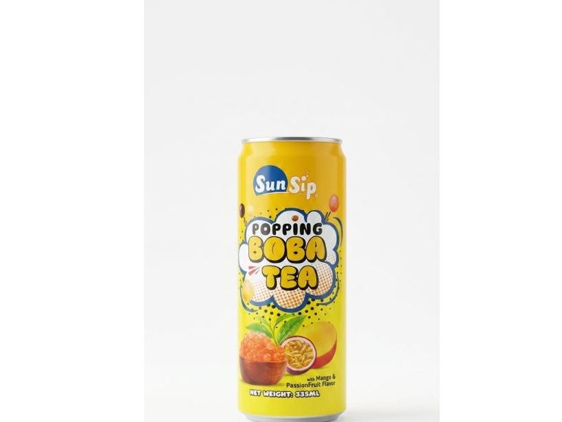 Mango Passion Fruit Boba Tea