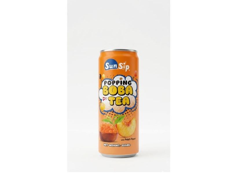 Peach Flavored popping Boba