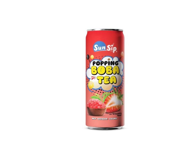Strawberry Boba Tea