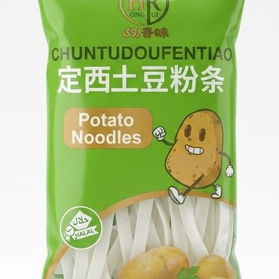 Wide potato noodles