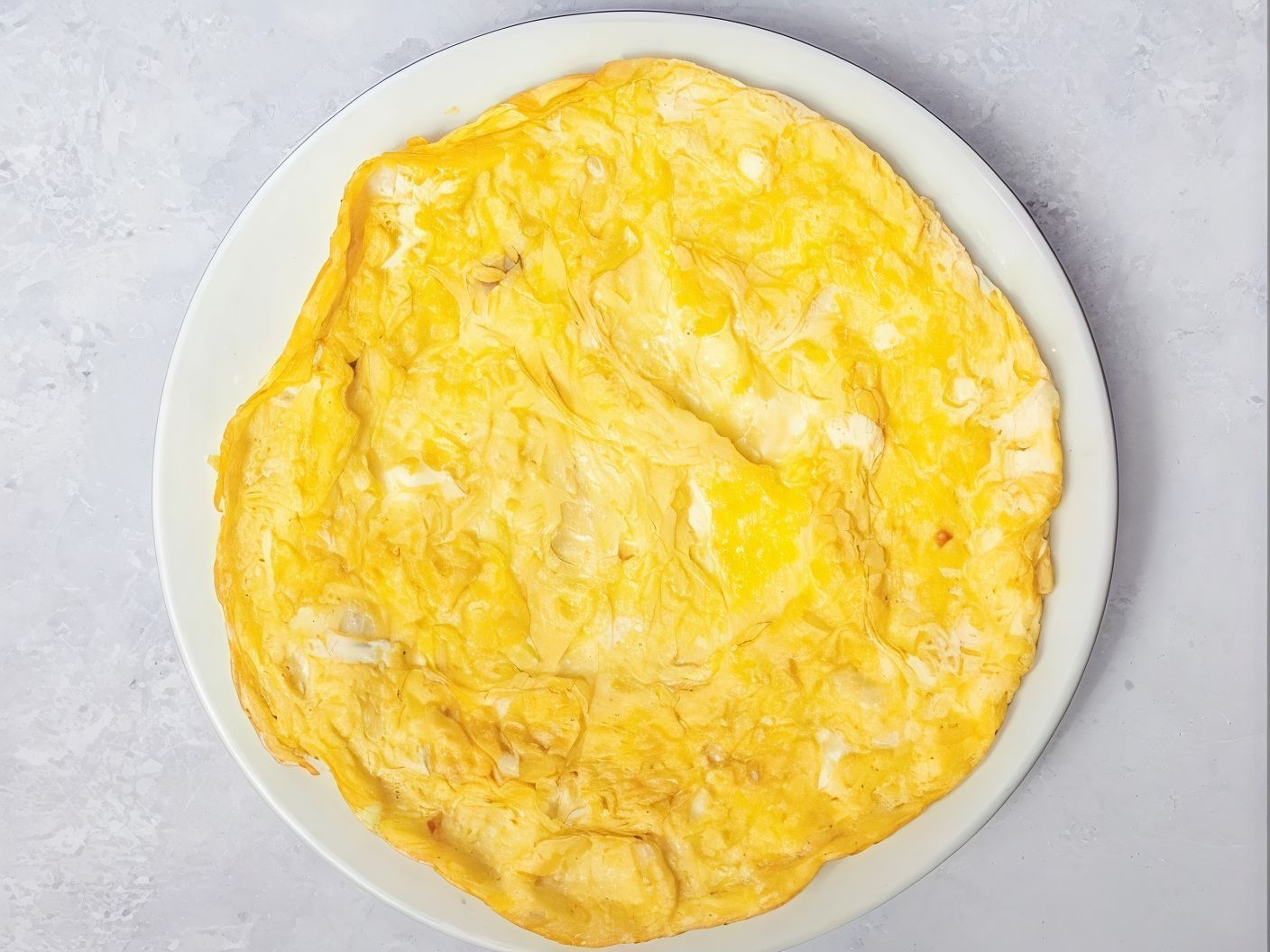 Plain Omlet Egg Dish