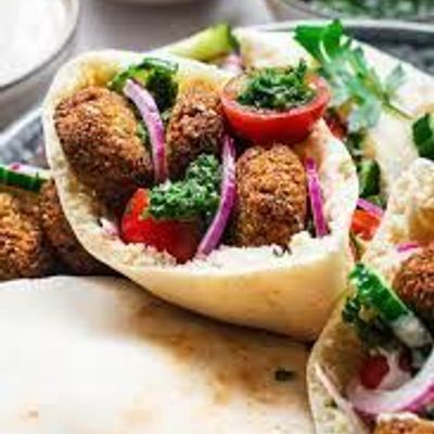 Falafel Sandwich with Pickled Lemon