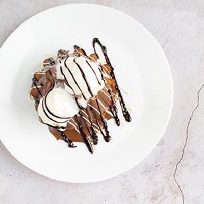 Molten Cake Nutella Ice Cream