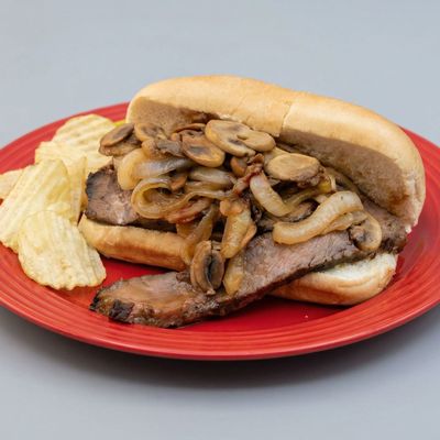 Chilli Beef and Mushroom Sandwich