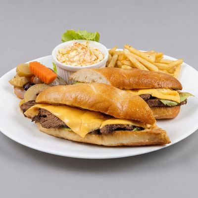 Grilled Steak and Cheese Sandwich