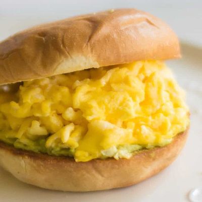 Omelette eggs sandwich