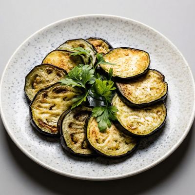طبق باذنجان مقلي