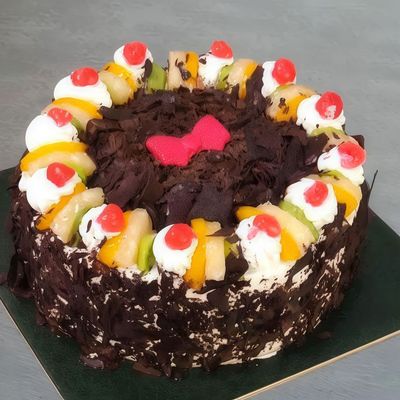 Black Forest Sponge Cake - 25 Cm