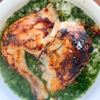 Molokhia with chicken