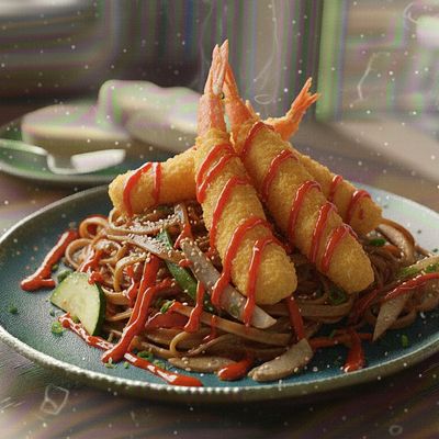 Spicy Shrimp Noodles