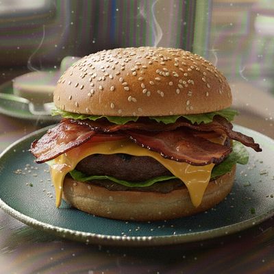 Beef Bacon Cheese Burger