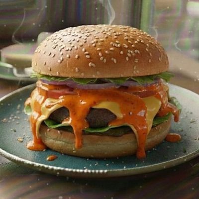 Buffalo Cheese Burger