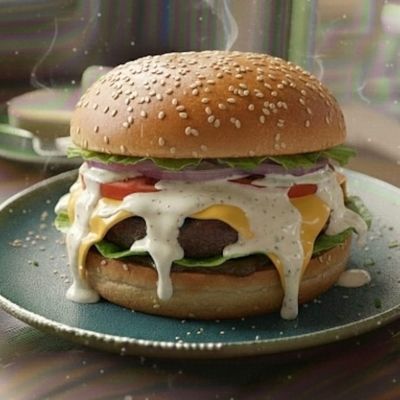 Ranch Cheese Burger