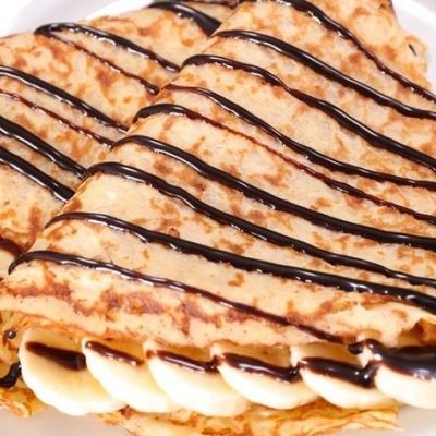Banana And Chocolate Crepe