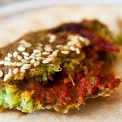 Large Hot Taameya Tablet Stuffed With Alexandrian Stuffing