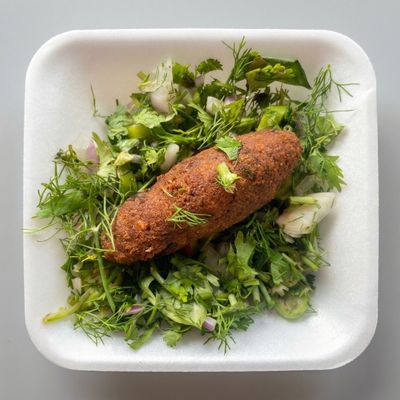 Hot Kofta Taameya Tablet On Charcoal
