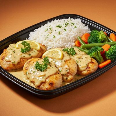 Garlic-Lemon Chicken Meal