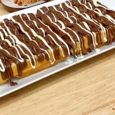 Nutella chocolate waffle