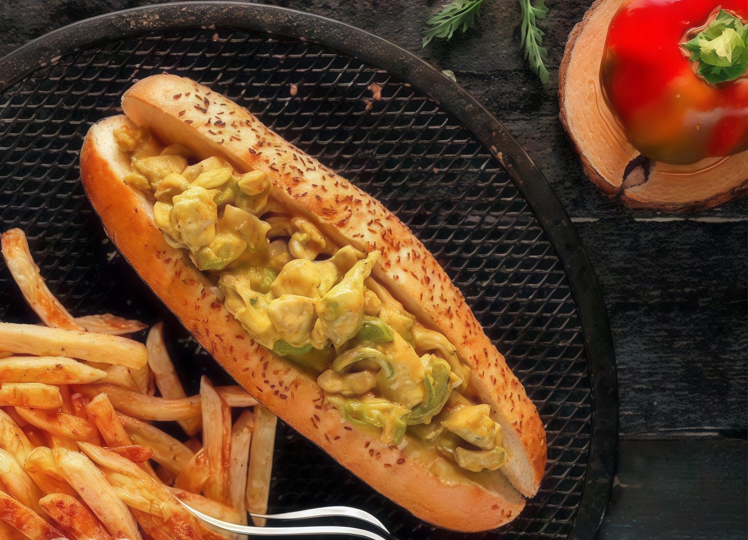 Chicken Curry Sandwich