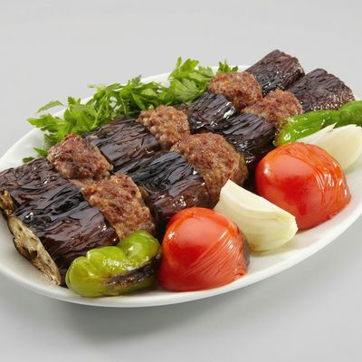 Eggplant Kebab Meal