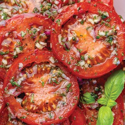 Marinated tomatoes