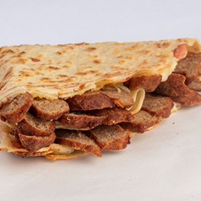 Meat Burger Crepe