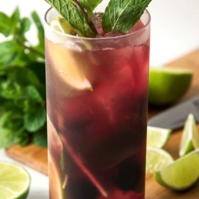Italian Mojito with Red Bull